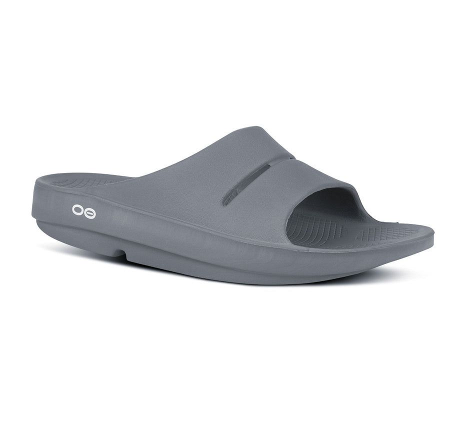 Oofos Men's Ooahh - Slide Dark Grey ( OZWUV-2970 )